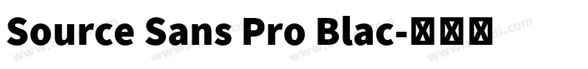 Source Sans Pro Blac字体转换 Source Sans Pro Blac字体转换